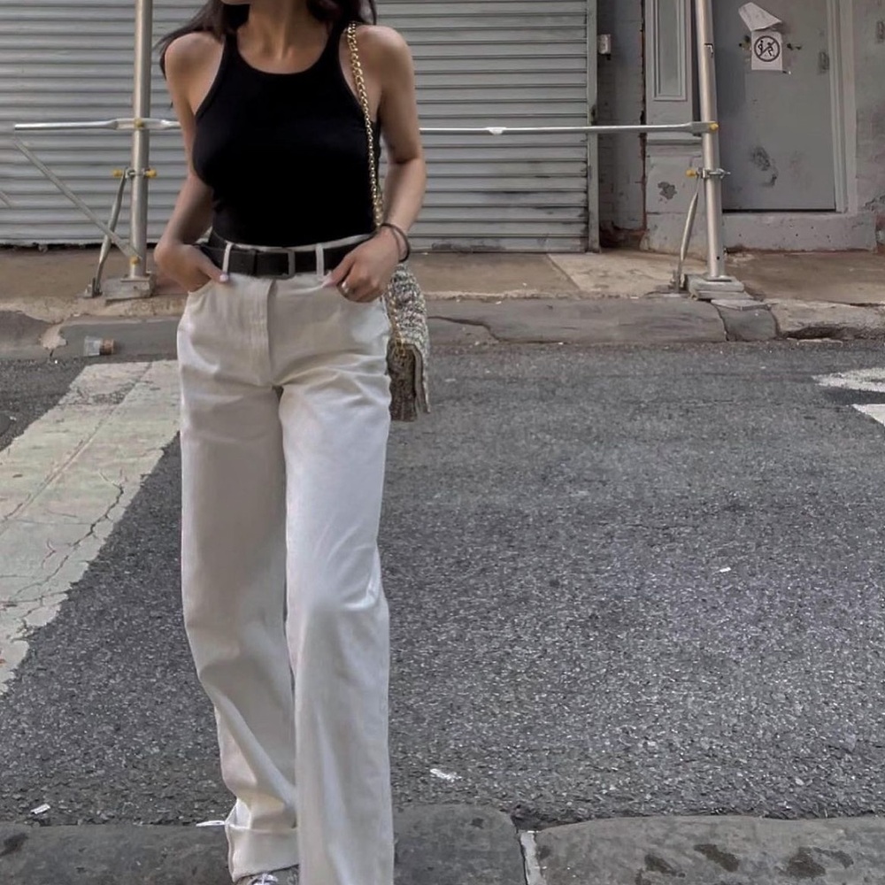 White jeans